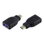 Aisens Adaptador USB 3.1 Gen1 USB-C Macho a USB-A Hembra A108-0323 Negro